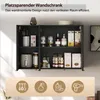Flieks keukenkast met 3 deuren, hangkast voor opbergruimte Productafbeelding-voorbeeld 9