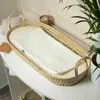 Wickelmatratze mit naturkorb - 77 x 36 - Beige | by SEVIRA Produktbild-Vorschau 2