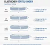 2x Ladeheid Kinder Gürtel Elastik-Gürtel 1-6 Jahre 34-65 cm Produktbild-Vorschau 4