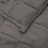 A close-up view of a gray weighted blanket. Podgląd zdjęcia produktu