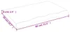 vidaXL Wandregal 80x50x(2-6) cm Massivholz Eiche Produktbild-Vorschau 8