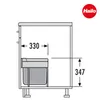 Hailo Abfallsammler 3644931 Swin Raumspar-Tandem-S 2x Produktbild-Vorschau 4