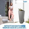 4rain VASO 2en1 DECOR depósito de agua de lluvia 220 L gris Vista previa de la imagen del producto 2