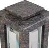 Lampe funéraire carrée granit Himalaya Voir les images du produit 5