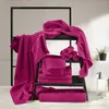 REDBEST Duschtuch Oceanside" 4er-Pack fuchsia 70x140 cm" Produktbild-Vorschau 3