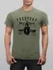 Herren Vintage Shirt Retro Print Leuchturm Schriftzug Produktbild-Vorschau 2