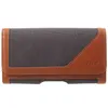 A close-up, front-facing view of a phone holster. Produktbild-Vorschau