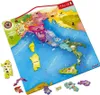A colorful puzzle map of Italy with various regions and islands as individual pieces. Several puzzle pieces are shown scattered around the main map. Produktbild-Vorschau