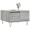 vidaXL Couchtisch Grau Sonoma 55x55x36,5 cm Holzwerkstoff - Produktbild-Vorschau 4