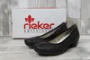 Rieker Pumps - Asphaltschwarz Glattleder Größe: 40 Normal Produktbild-Vorschau 9