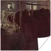 MuchoWow® Poster Kühe im Stall - Gustav Klimt Gemälde 30x30 Produktbild-Vorschau 1