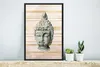 MuchoWow® MuchoWow® Gerahmtes Poster Buddha - Kopf - Steine Produktbild-Vorschau 5