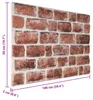 vidaXL Nástenné panely, 10 ks, tmavohnedé a biele, 100 x 50 Náhľad obrázku produktu 2