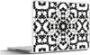MuchoWow® Laptop Aufkleber Sticker Cover Mandala - Schwarz Produktbild-Vorschau 1