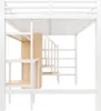 Letto a castello in metallo Flieks 140x200 cm con armadio, Anteprima dell’immagine prodotto 7