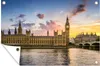 Gartenposter - 60x40 cm - Big Ben bei Sonnenuntergang  - Produktbild-Vorschau 2