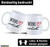 Huuraa Kaffeetasse Worms verliebt 330ml Weiß Keramik Produktbild-Vorschau 2