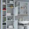 Vicco Badschrank Ilias, 60 x 190 cm, Weiß Produktbild-Vorschau 5