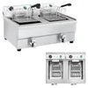 Expondo Royal Catering Elektrická dvojitá fritéza – 2 x 16 Náhled obrázku produktu 1