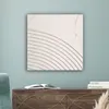 MuchoWow® - Leinwandbilder - Kunst - Weiß - Linien - Produktbild-Vorschau 4
