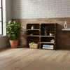Sada dřevěných beden s plamenovým vzorem 50 x 40 x 30 cm – Náhled obrázku produktu 2