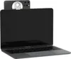 A smartphone is attached to the top of a laptop screen. Produktbild-Vorschau