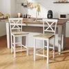 Lot de 2 tabourets de bar HOMCOM : tabourets de cuisine Voir les images du produit 6