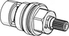 A technical drawing of a plumbing valve component. Produktbild-Vorschau