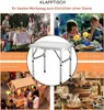 Campingtisch, Klapptisch aus Aluminium, Wandertisch, Produktbild-Vorschau 6