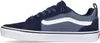 A side view of a single blue Vans shoe against a white background. Produktbild-Vorschau