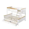 Flieks Lit superposé 90x200cm/140x200cm avec moulin à vent, Voir les images du produit 6