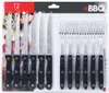 Set di posate da barbecue per bistecche, coltelli da pizza, Anteprima dell’immagine prodotto 2