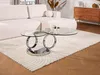 Couchtisch mit drehbaren Tischplatten - Sicherheitsglas & Produktbild-Vorschau 9