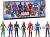 A product shot of a Marvel Titan Hero Series action figure set, with the box in the background and the figures displayed in front. Náhľad obrázku produktu