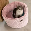 Creato da Lotte Katze Korb Gerippt Rosa 50x35 cm Anteprima dell’immagine prodotto 6