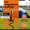 NewHabitat | 8x Erdanker Bodenanker Schwarz inkl. Gurte Produktbild-Vorschau 8