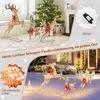 Set di renne LED di Natale CM24290DE, 3 pezzi, famiglia di Anteprima dell’immagine prodotto 2