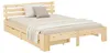 Homestyle4u Dřevěná postel 180x200 Dvoulůžko se 2 úložnými Náhled obrázku produktu 20