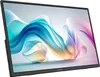 A portable monitor displaying a colorful abstract image. Produktbild-Vorschau