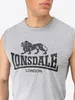 Lonsdale London Tank-Top Herren CLOPTON grau meliert M Produktbild-Vorschau 6