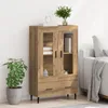 vidaXL Highboard Artisan dub 69,5 x 31 x 115 cm Materiál na Náhled obrázku produktu 4