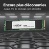 Crucial E100 1 TB, SSD, (PCIe 4.0 x4, NVMe, M.2 2280) Produktbild-Vorschau 3
