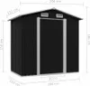vidaXL Abri de jardin anthracite acier 204 x 132 x 186 cm Voir les images du produit 15
