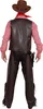 Cowboy Herren Weste braun Wilder Westen Karneval Fasching Produktbild-Vorschau 3
