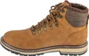 A side view of a single brown hiking boot. Voir les images du produit