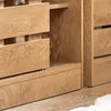 Nahaufnahme der Holzschubladen und -oberkante des SoBuy Schuhschranks FSB65-N Produktbild-Vorschau