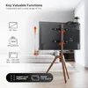 TV-Ständer im Staffelei-Design für 45–65 Zoll – Buchenholz, Produktbild-Vorschau 5