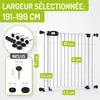 Barrière bébé extra plate sans seuil – Sans perçage – Merle Voir les images du produit 2