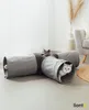lionto Spieltunnel für Katzen, hochwertiger Faux-Linen Produktbild-Vorschau 2