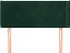 vidaXL Kopfteil mit Ohren Dunkelgrün 83x16x78/88 cm Samt Produktbild-Vorschau 3